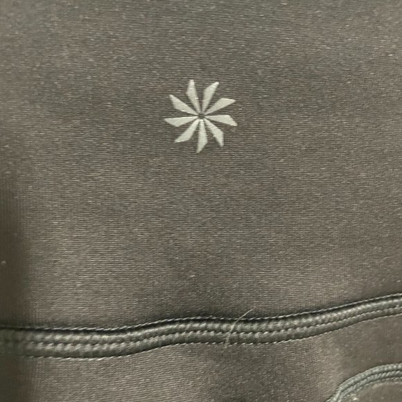 Womens Athleta Yoga Gym Pants Black Size Large EUC RN #54023 - Picture 4 of 4